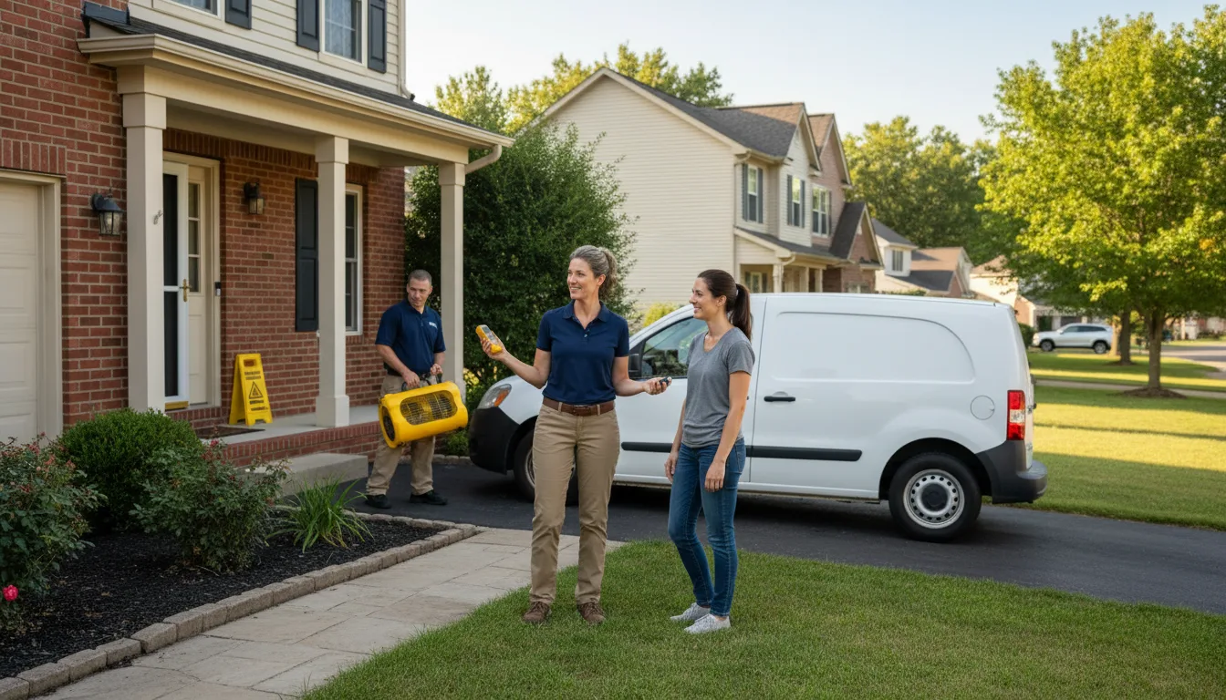 Residential water damage restoration in Richville, NY